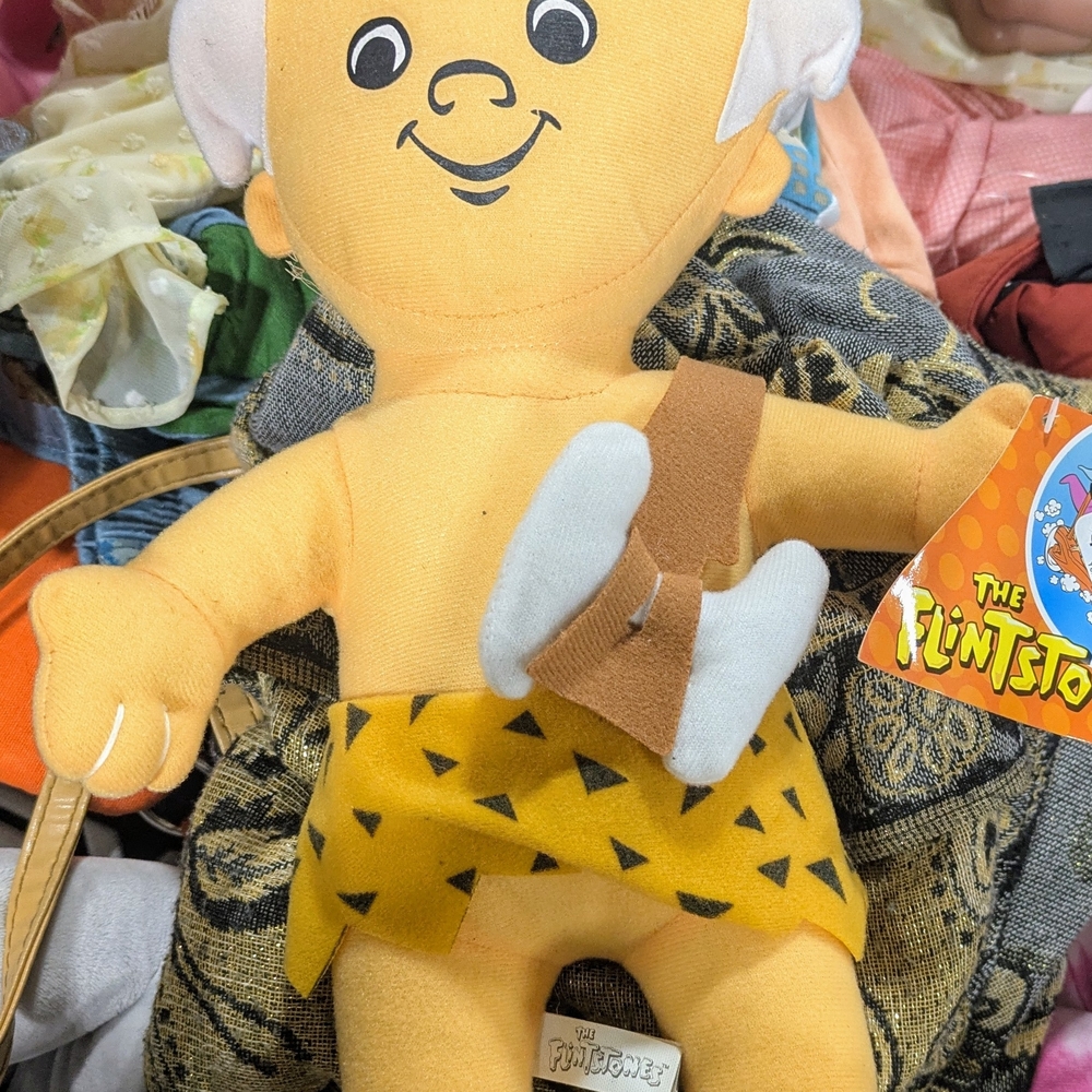 Vintage Flintstones Stuffie With Tags
